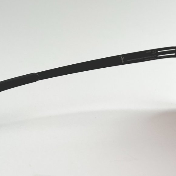 Ic! Berlin Raf S. Sunglasses Sun Glasses Aviator Unisex Frame NEW Black Copper - Picture 7 of 8